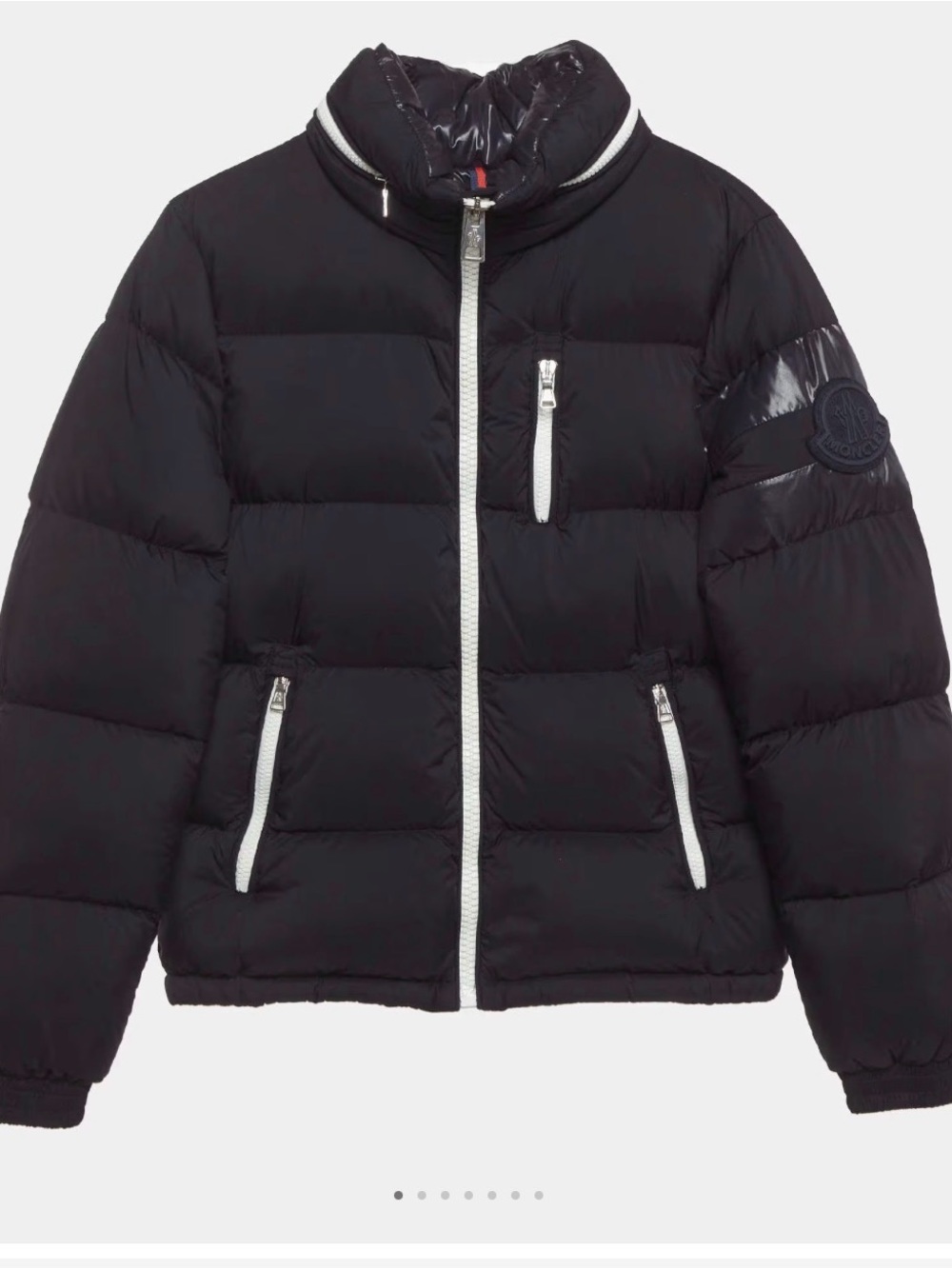 Authentic Moncler Navy Blue Kids Puffer Jacket with Hood